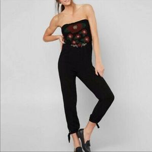 Free People Strapless Jumpsuit